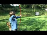 Archery Kid Nearly Shoots Dad