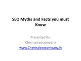 SEO Myths and Facts you must Know