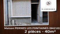 A vendre - Maison - PERNES LES FONTAINES (84210) - 2 pièces - 40m²