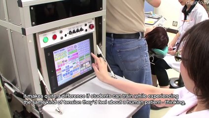 Ultra-realistic Dental Training Android Robot