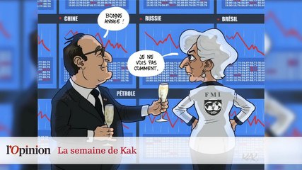 下载视频: La semaine de Kak : François Hollande cache le chômage sous le tapis