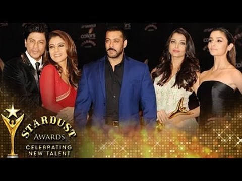 Stardust Awards 2015 Red Carpet | Shahrukh Khan, Salman Khan, Kajol