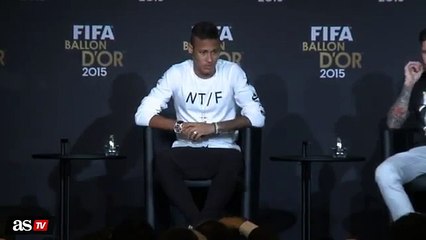 Neymar Algún día quiero ser como Cristiano y Messi  Gala Balon de Oro 2016 (Latest Sport)