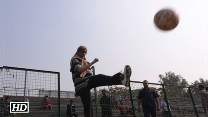Amitabh Bachchan Playing Football in Kolkata Rare Video