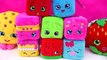 8 Shopkins SCENTED Cuddle Cubes Season 1 Plushies Plush Blocks Toy Review Video Cookieswir