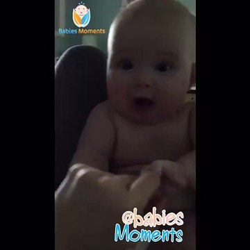 baby scaring by mom while Snoring funny