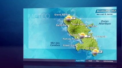 METEO MATIN MARTINIQUE 13 01 16