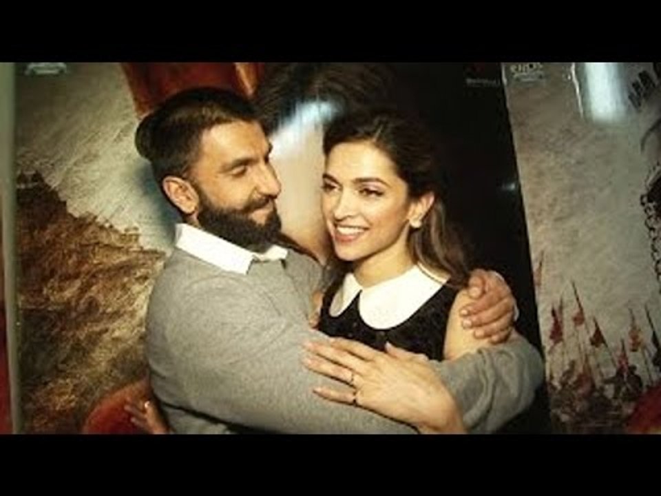 Awww! Ranveer Singh HUGS Deepika Padukone Bajirao Mastani Success