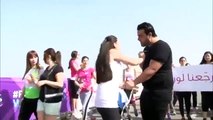 Man Beats his Wife at Beirut Womens Marathon