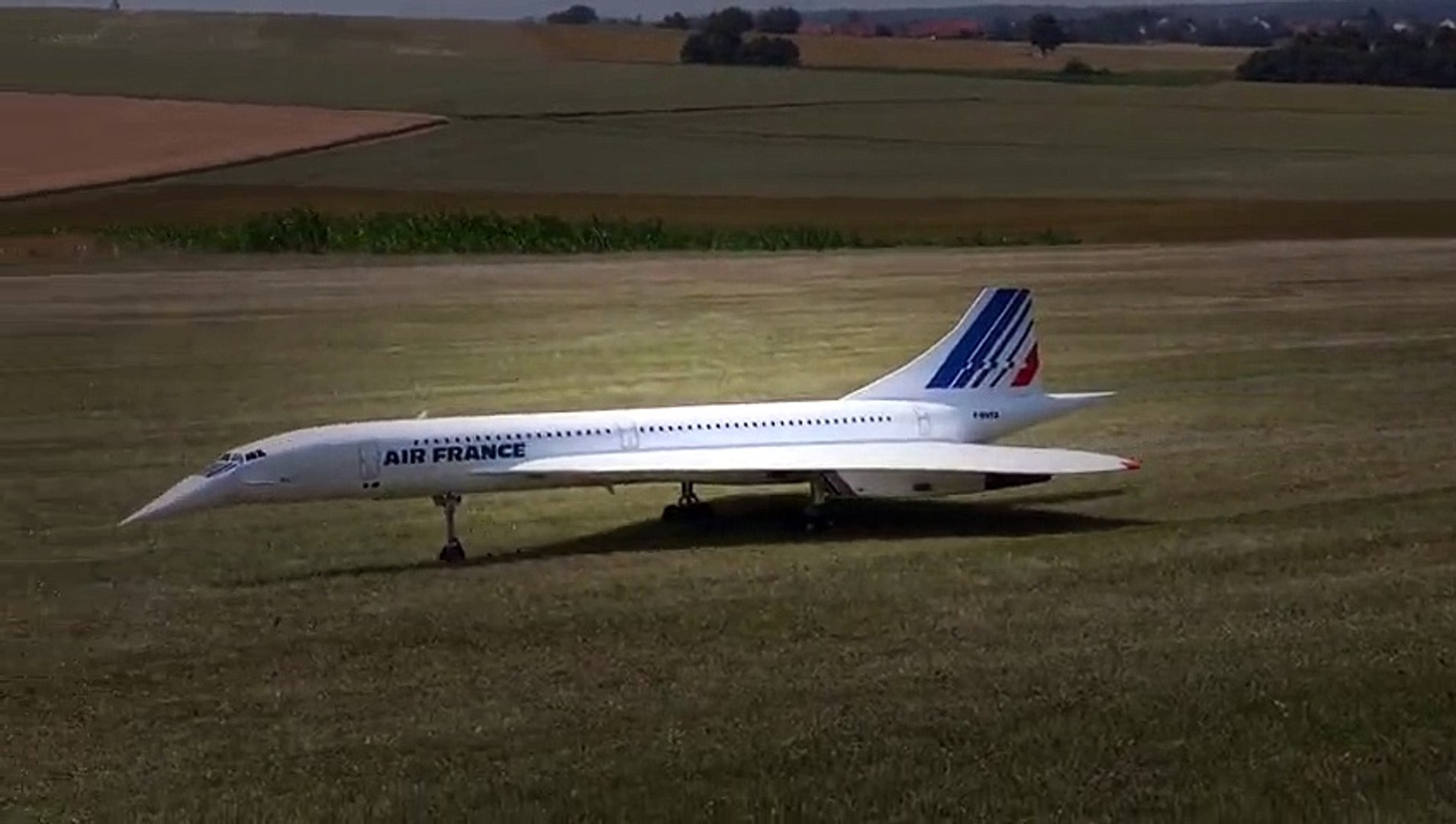 rc concorde turbine model jet