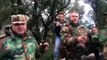 Syria, Latakia Russian General With SAA_NDF Commanders watching Battle for Salma 01_12_16