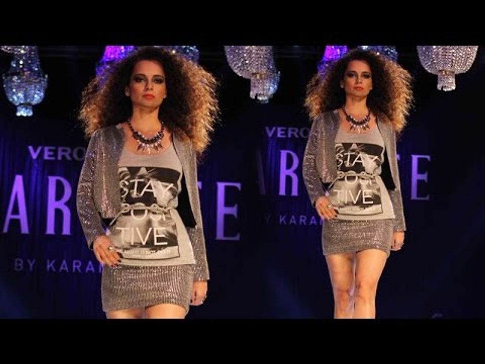 Kangana Ranaut on The Ramp for Karan Johar & Gauri Khan Off It !