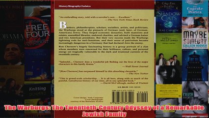 The Warburgs The TwentiethCentury Odyssey of a Remarkable Jewish Family