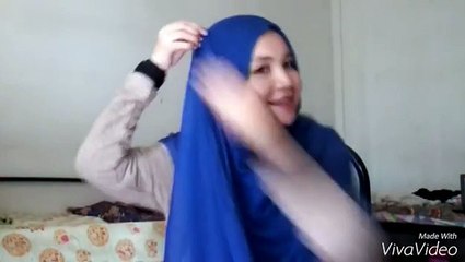 Tutorial shawl Dena Bahrin __ Asyikinzee