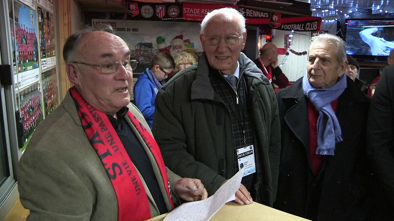 Hommage des Socios à Alfred Houget