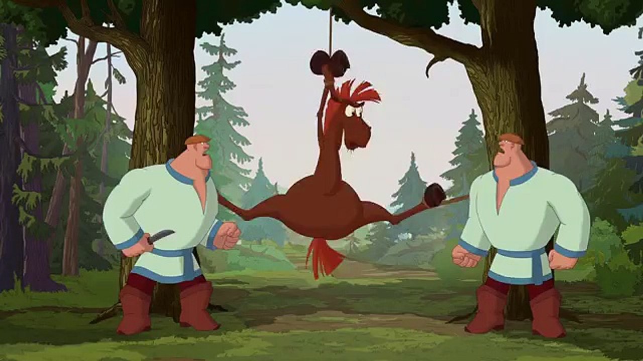 Три богатыря. Ход конем - Буду бить аккуратно, но сильно (песни из мультфильмов)