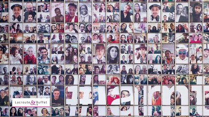 Fresque dessinée par Jean-Charles de Castelbajac