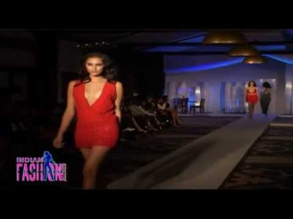 Red Beauties at Chivas Studios Fashion Show