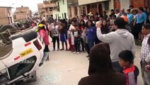 Vecinos del barrio La Esperanza linchan a robacasas tras ser capturados robando Cajamarca