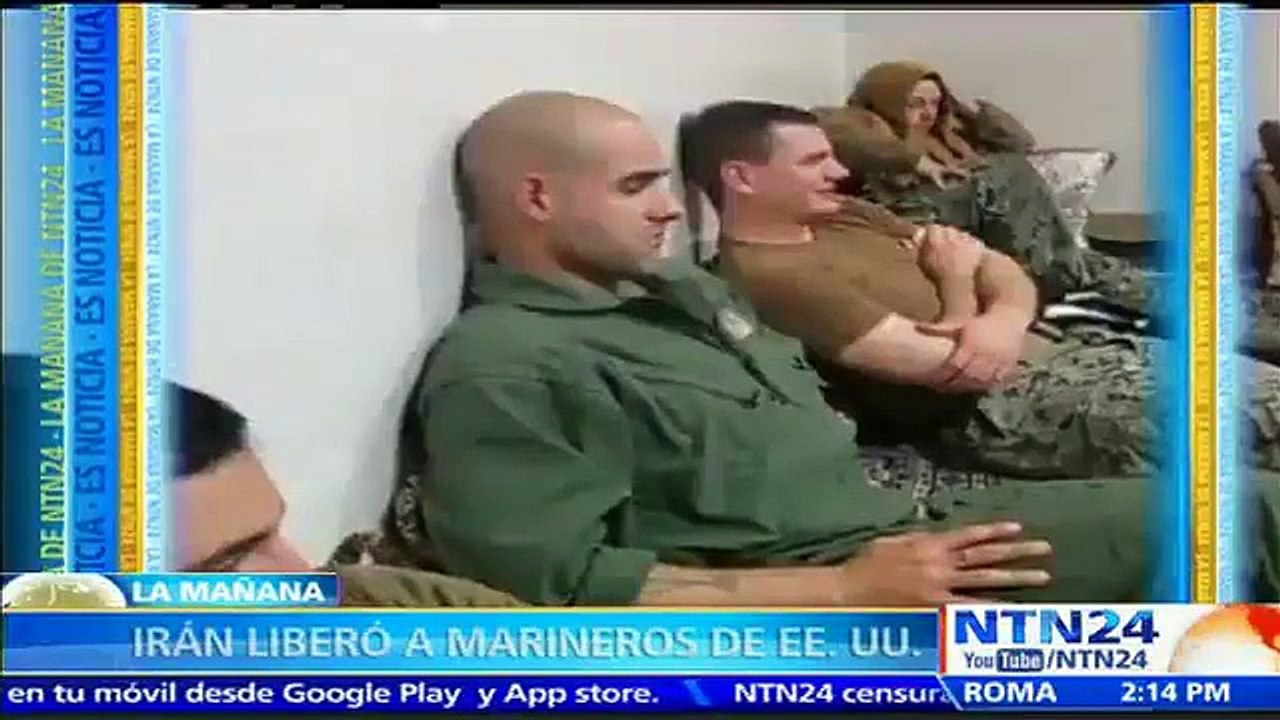 Irán libera a marinos de Estados Unidos retenidos por violar sus aguas territoriales