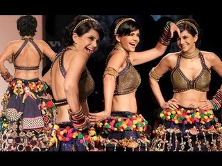Hot Mandira Bedi in Transparent Ornamental Skirt