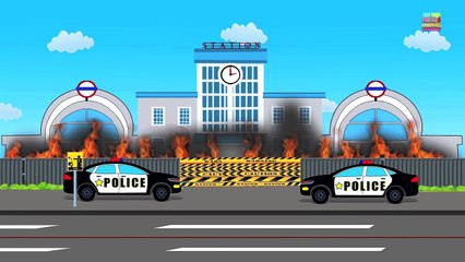 Coloring Book | Fire Truck | Police Car | Ambulance