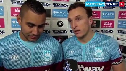 Bournemouth 1-3 West Ham United - Dimitri Payet & Mark Noble Interview