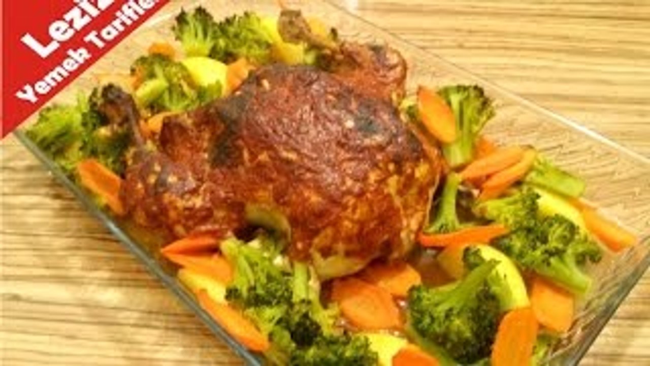 Fırında Garnitürlü Tavuk Nasıl Yapılır (How To Cook Garnish Chicken Bakery )