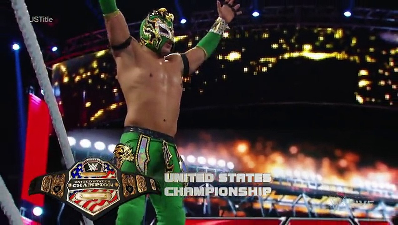 Kalisto vs. Alberto Del Rio - United States Championship Match- Raw, January 11, 2016