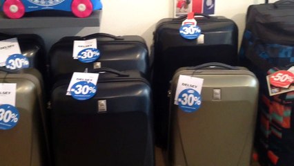 Soldes valise trolley bagage delsey nice France chez S'Cale boutik maroquinerie bagage 28 av auber nice France