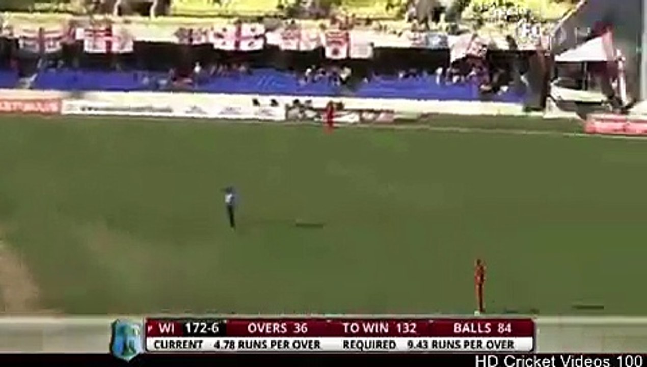 Denesh Ramdin 128 vs England 3rd ODI 2014 HDd