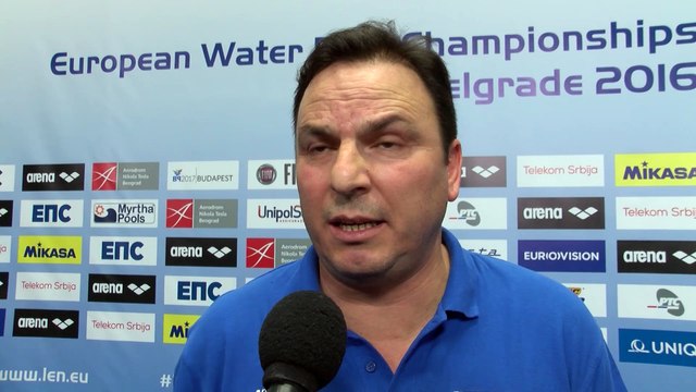Interviews after Greece won by 21:6 against Turkey – Men Preliminary, Belgrade 2016 European Championships