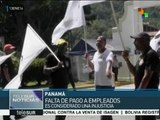 Miles de empleados del Canal de Panamá exigen aumento salarial