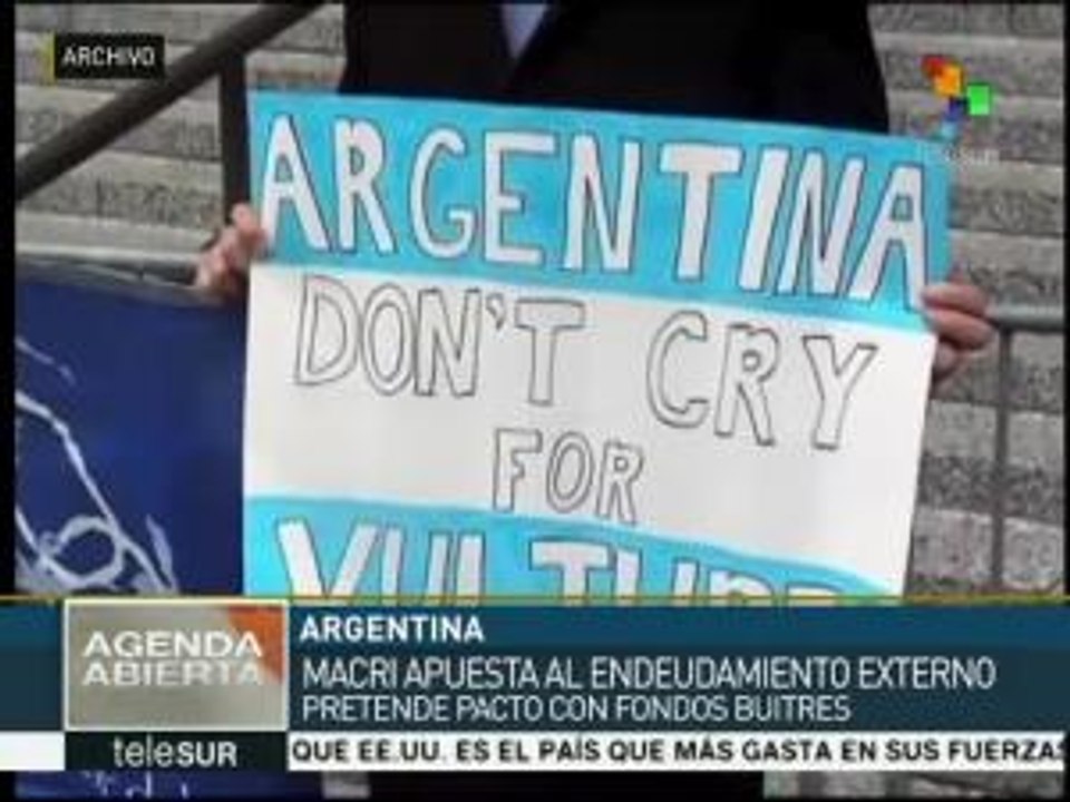 Ministro de Finanzas argentino Luis Caputo negociará con Fondos buitre