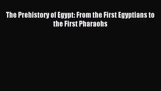 [PDF Download] The Prehistory of Egypt: From the First Egyptians to the First Pharaohs [Read]
