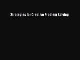 Strategies for Creative Problem Solving [Read] Online