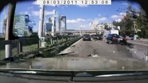 ドライブレコーダー　ランエボ衝突事故 2013 (HD)