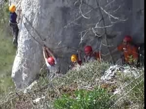 via-ferrata Ornans 2007 - partie 2