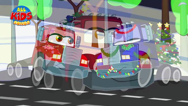Jingle Bells song with Cars Family - All Kids Songs Channel