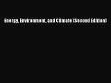 [PDF Download] Energy Environment and Climate (Second Edition) [Download] Online