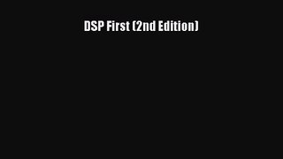 [PDF Download] DSP First (2nd Edition) [PDF] Online