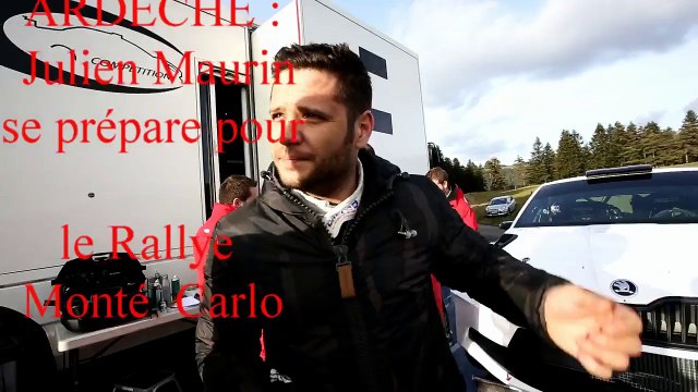 Rallye Monte-Carlo : Julien Maurin teste sa Skoda Fabia R5