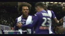 Martin Braithwaite Goal - Toulouse 2-1 Marseille - 13-01-2016 Coupe de la Ligue