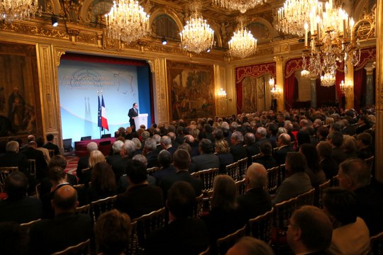 Vœux aux Corps constitués et aux bureaux des Assemblées