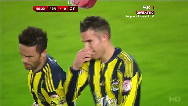 4-0 Robin van Persie Goal Turkiye Kupasi R4 Group H - 13.01.2016, Fenerbahçe SK 4-0 Giresunspor