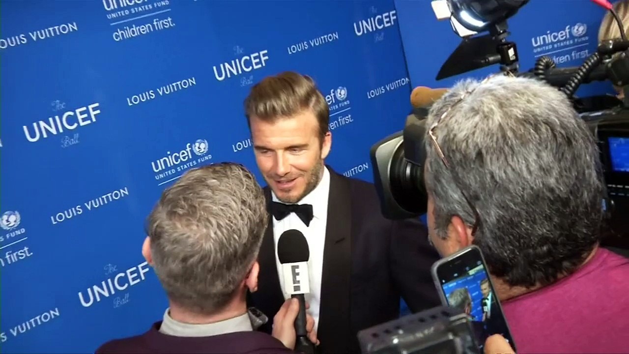 David Beckham honoured by UNICEF