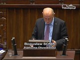 Poseł Bogusław Sonik - Wystąpienie z dnia 15 grudnia 2015 roku.