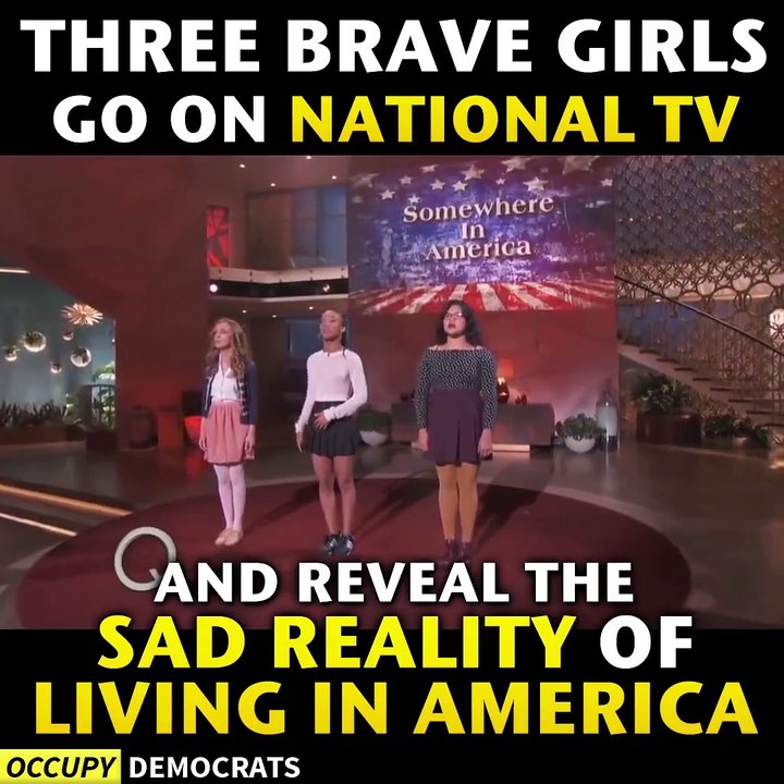 These three young girls have a powerful message for America.