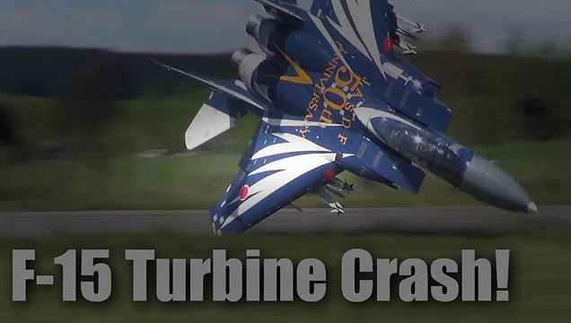 Impressive F-1 jet crash (large RC turbine-powered model plane) Hobby And Fun