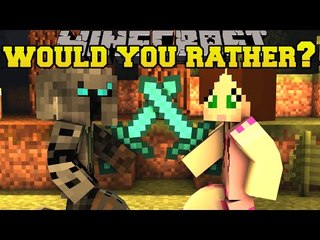 Minecraft: WOULD YOU RATHER? (HILARIOUS CHOICES!) Mini-Game